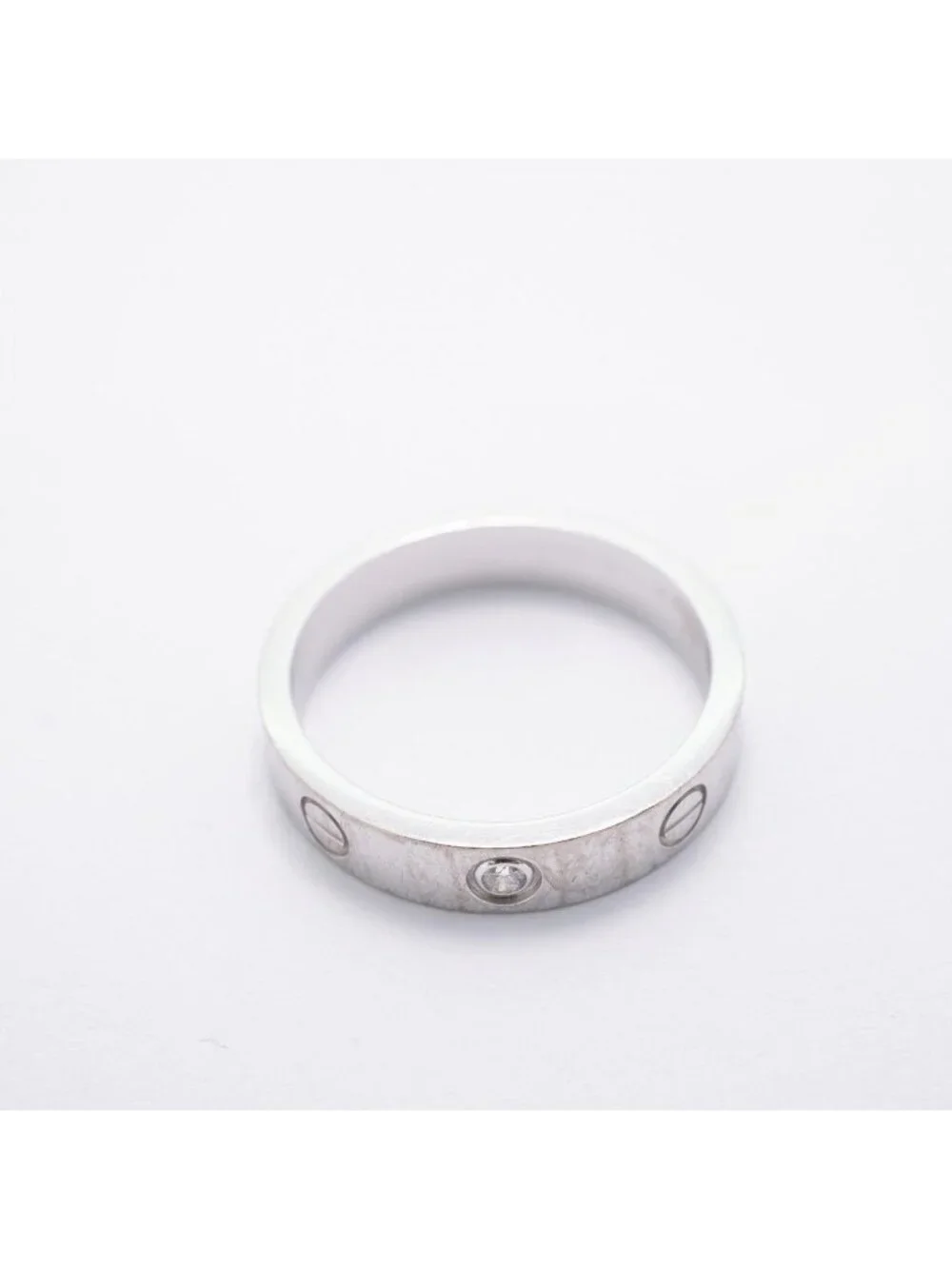 Cartier Ring Mini Love 18k White Gold Diamond